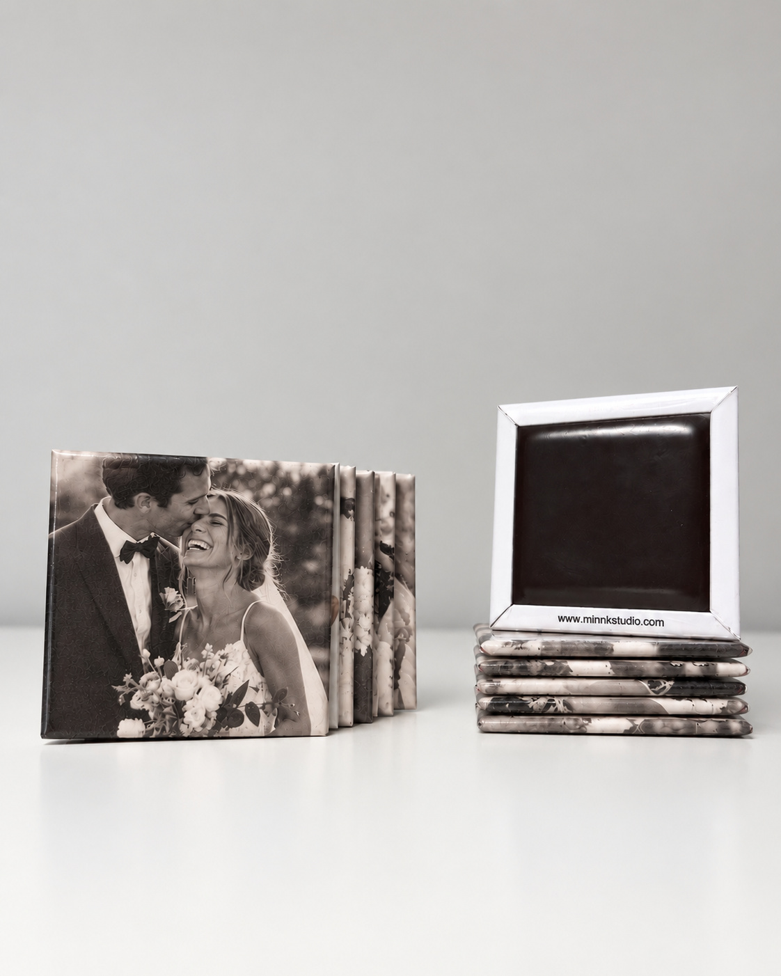 Custom photo magnet detail